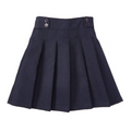 Girl Uniform Pleated Elastic Waist Skirt