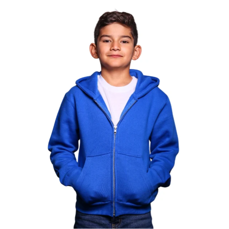 Youth Premium Zipper Fleece Hoodie