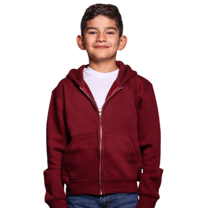 Youth Premium Zipper Fleece Hoodie
