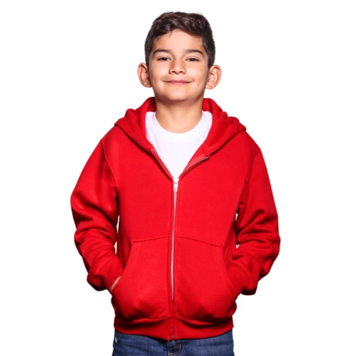 Youth Premium Zipper Fleece Hoodie
