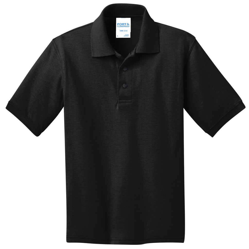 Port & Co® Youth Jersey Knit Polo
