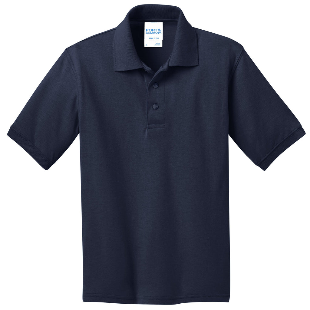 Port & Co® Youth Jersey Knit Polo