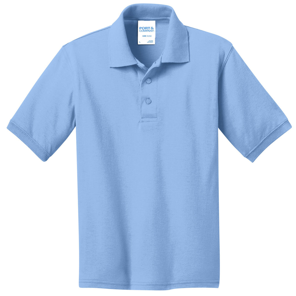 Port & Co® Youth Jersey Knit Polo