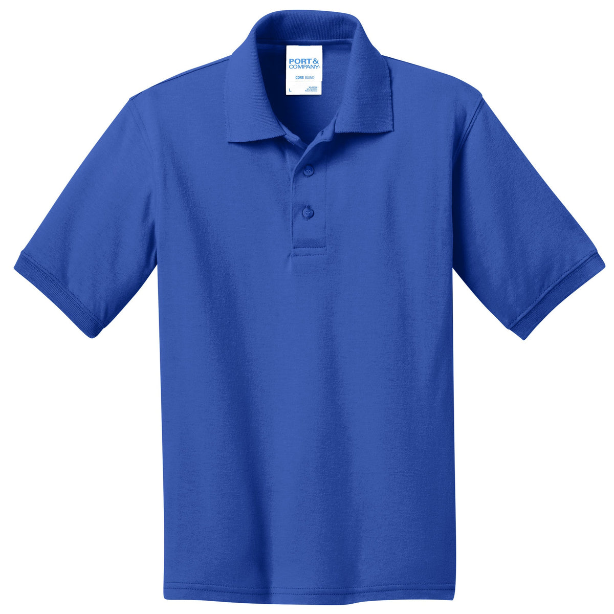 Port & Co® Youth Jersey Knit Polo